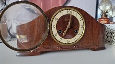 Antike Kaminuhr Buffetuhr von Hermle 1930er/1940er Jahre wartungsbedürftig