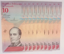 Banknoten Venezuela, 10 x 10