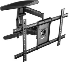 Poppstar TV Wandhalterung Doppelarm schwenkbar (Monitore bis 45kg/600x400)