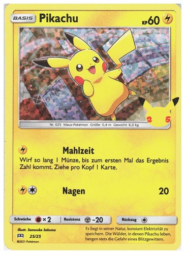 Pikachu 025 promo - pikachu, 025/025