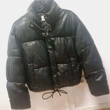 Bershka Damen Jacke Schwarz