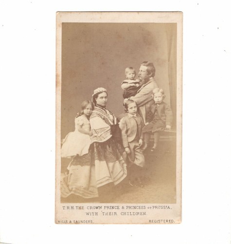 Cdv foto kronprinz - kronprinz, friedrich