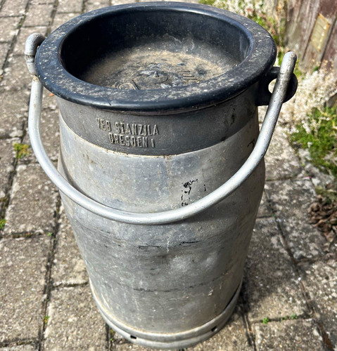 Ddr aluminium milchkanne l - ddr,