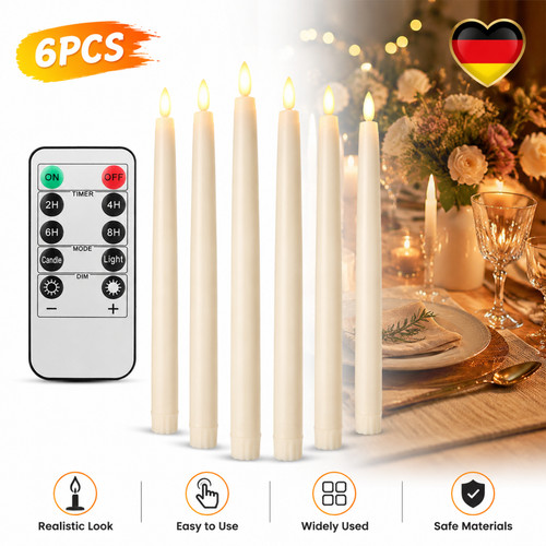 Stabkerzen flammenlose led - stabkerzen,