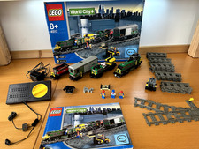 Lego 9V Eisenbahn 4512 Güterzug mit Trafo komplett top Zustand OBA OVP