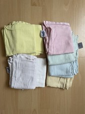 XKKO 8 Mullwindeln Musselinwindeln Spuktücher Alte Zeiten Bunt Baumwolle