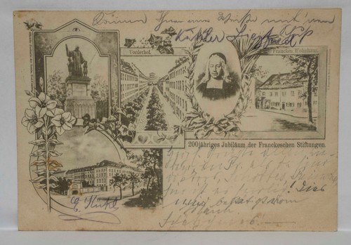 Halle saale 1898 - ak, jubiläum