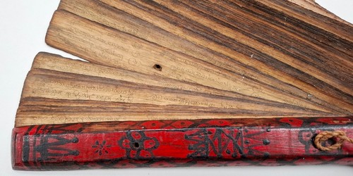 Antikes palmblatt manuskript - antikes,