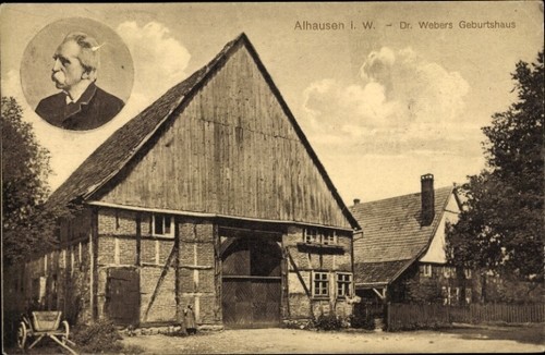 Alhausen bad driburg in - ak,