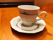 Eschenbach La Reine Form 800 - blaues Rosenmuster - Teile zur Auswahl