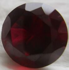 1 synthetischer Stein 6,5 mm, Rund, Granat, Korund, Brillant-, -Brennofen #C08