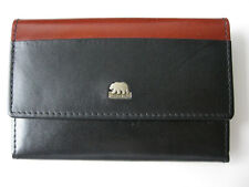 Brown Bear - `` RIVA`` Schlüsseletui - Nappa - Leder - Schwarz/Braun -  NEU 