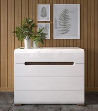 Kommode weiß Hochglanz Azteca