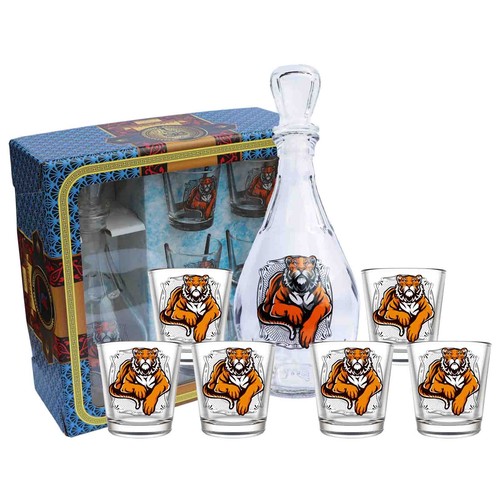Set wodkagläser mit karaffe - mit,