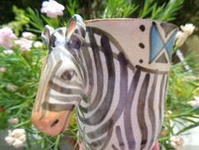Zebra 3D Design Kaffeetasse Kaffeebecher Handbemalt Kaffeepott Afrika Neu #T