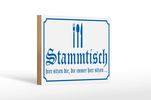 Holzschild hinweis 18x12 - 18x12, cm