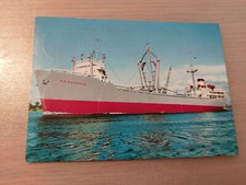Postkarte Frachtschiff