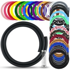 Shishaschlauch Wasserpfeife Silikonschlauch 150cm Auswahl in 26 Farben & Mustern