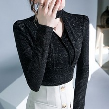 Damen Pailletten Glänzende