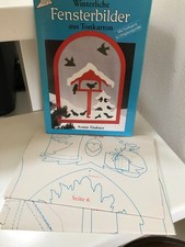 Winterliche Fensterbilder aus Tonkarton. 18 Motivvorlagen in Originalgroesse.