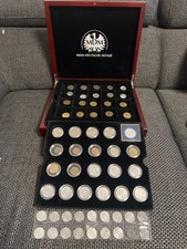 Sammlung Österreichische Schilling ab 1924 in schicker Holzkassette