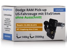 Dodge RAM ANHÄNGERKUPPLUNG