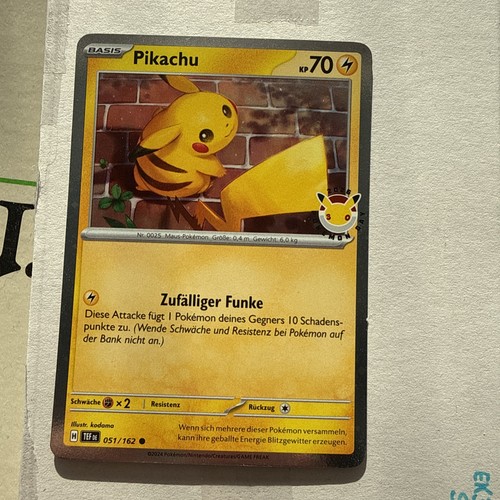 Pikachu 051 162 promo - pikachu, 051/162