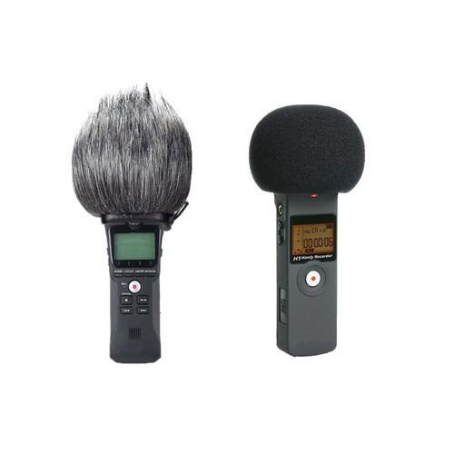 Mini size mic furry sponge - mic,