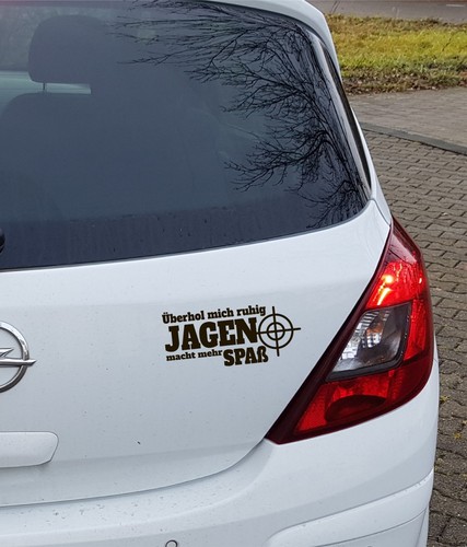 Auto aufkleber überhol ruhig - auto,