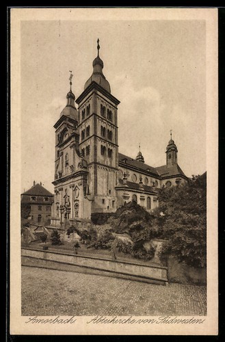 Amorbach ansichtskarte - amorbach,,