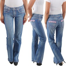 Damen Schlaghose Bootcut Hose