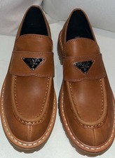 Original Prada LederbLoafer St. Moritz Gr. 40 Neu