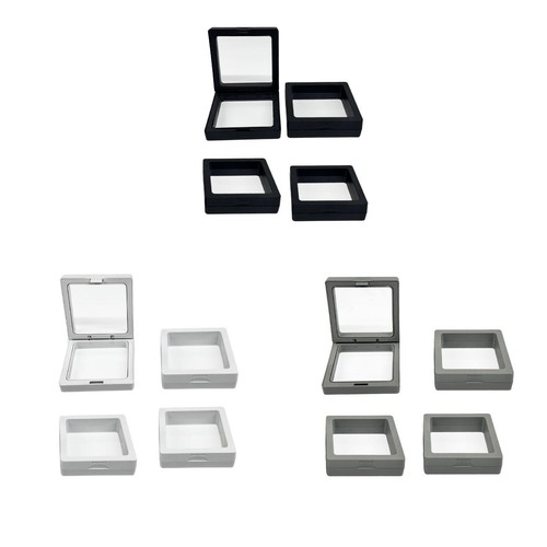 Schweberahmen vitrine - 4x,