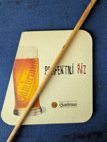Bierdeckel gambrinus riz - bierdeckel,