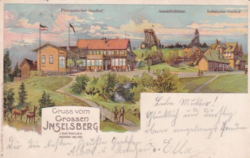 Litho deutsches reich - ak, deutsches-reich