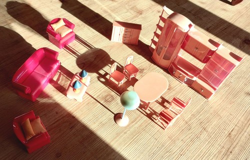 Puppenstubenwohnzimmer mit