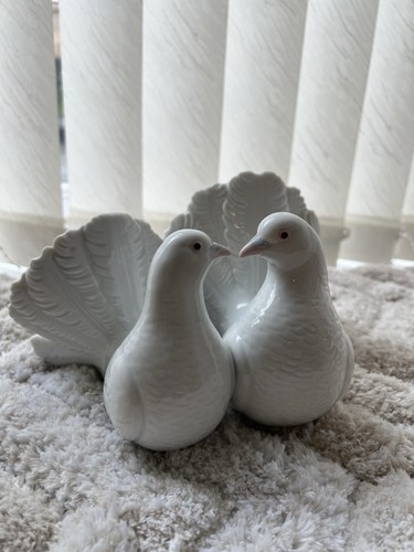Lladro taubenpaar küssende - lladro,