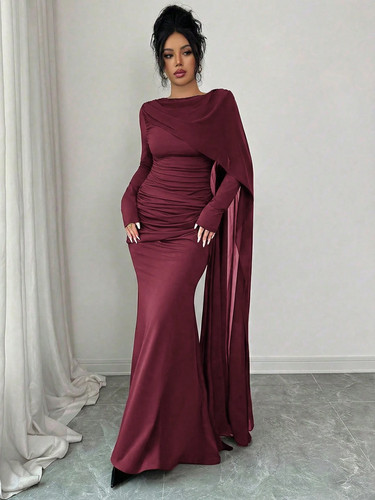 Elegantes linien damenkleid - elegantes,