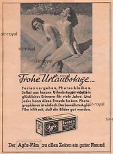 AGFA Isopan Foto Filme - 1940 - Werbung Reklame ~12x16cm