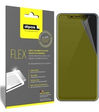 3x ZTE Axon 9 Pro Schutzfolie Folie, 100% Displayabdeckung, dipos Flex