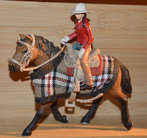 Schleich westernreiterin mit - schleich,