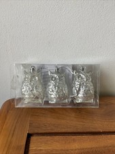 3 Ikea Eulen Silber Eis