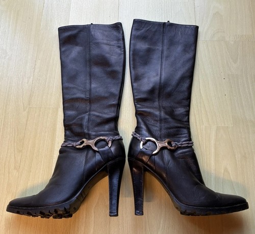 Casadei schwarze lederstiefel - schwarze,