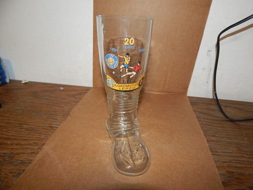 Ddr fussball glas - stiefel, 1