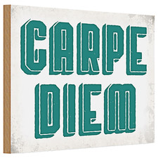 Holzschild Spruch 30x20cm