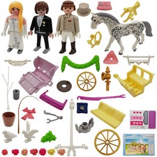 Playmobil 9427 Hochzeitskutsche Ersatzteile - Braut, Bräutigam, Pferde u.v.m.