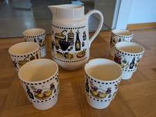 Staffel Limburg Keramik Krug Kanne Becher 60er Jahre Kochutensilien Kochen Alt