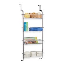 Hängerregal chrom Hängeregal Badezimmer Wandregal Metall 4 Etagen 2 kg 4 Ablagen