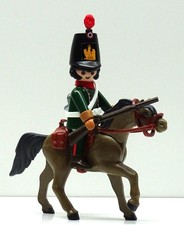GARDE REITER DUNKEL GRÜN CHASSEUR À CHEVAL A Playmobil zu Napoleon Custom RAR !