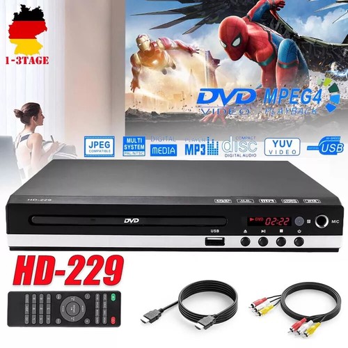 1080p dvd spieler mit - spieler,